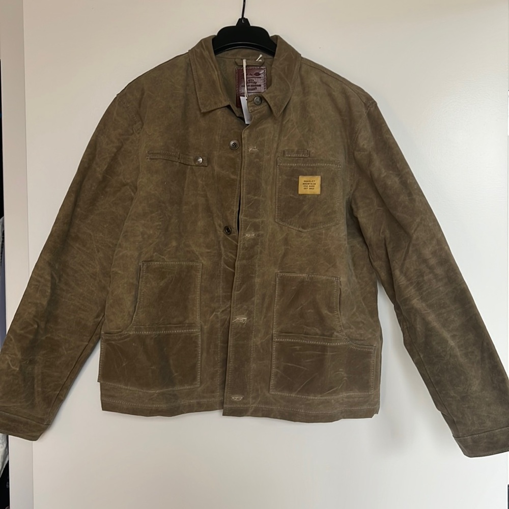 Brand new Bradley Mountain waxed cotton jacket